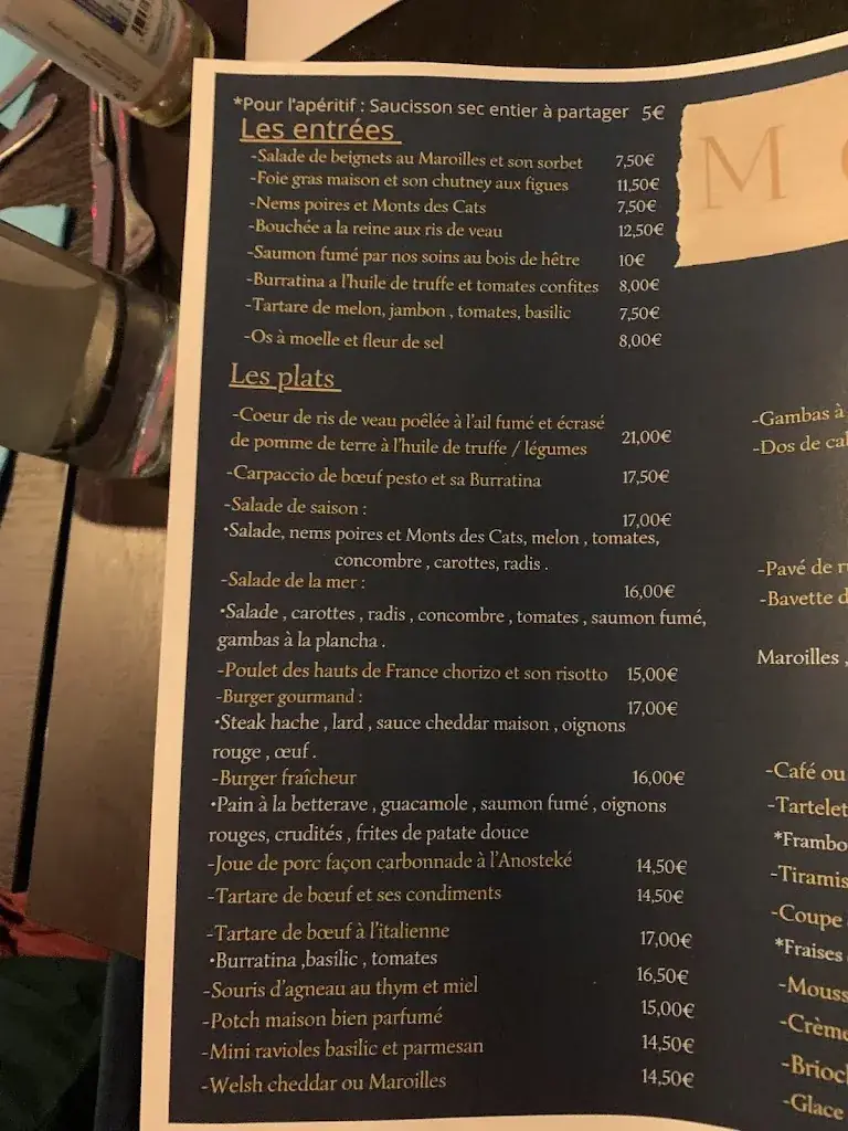 Menu_L'hélice Restaurant_Lestrem_image_4