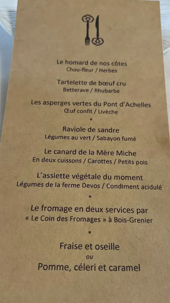 Menu_Restaurant La Conciergerie_Sailly-sur-la-Lys_image_1