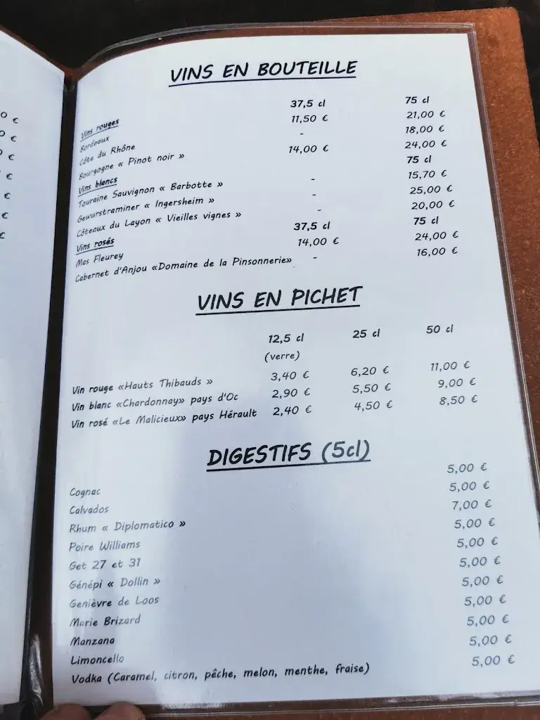 Menu_Le diable au thym : Restaurant Estaminet à Merville_Merville_image_3