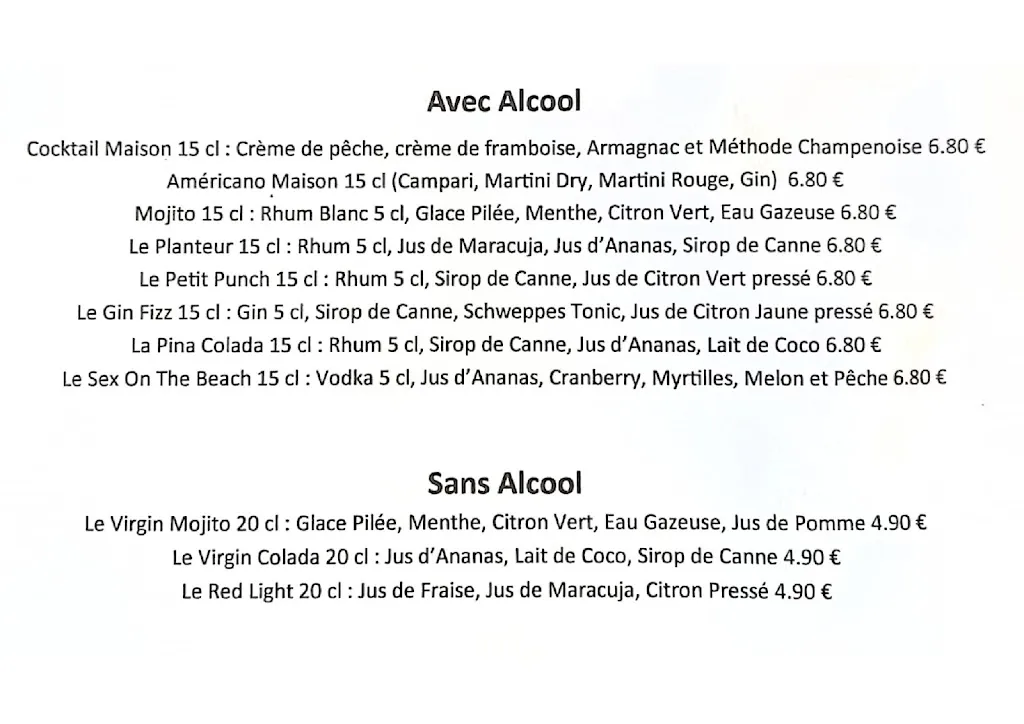 Menu_Restaurant Au 70_Merville_image_1