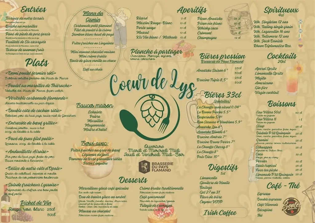 Menu_Coeur de Lys_Gonnehem_immagine_1