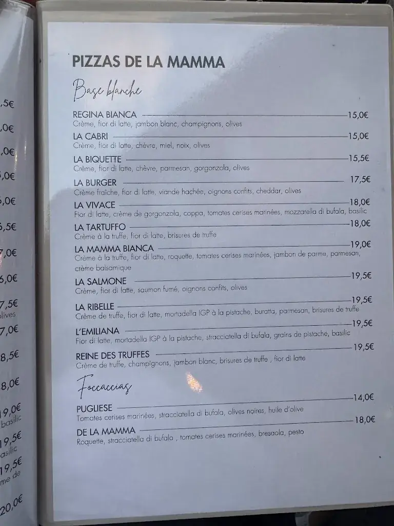 Menu_La Mamma_Albertville_image_1