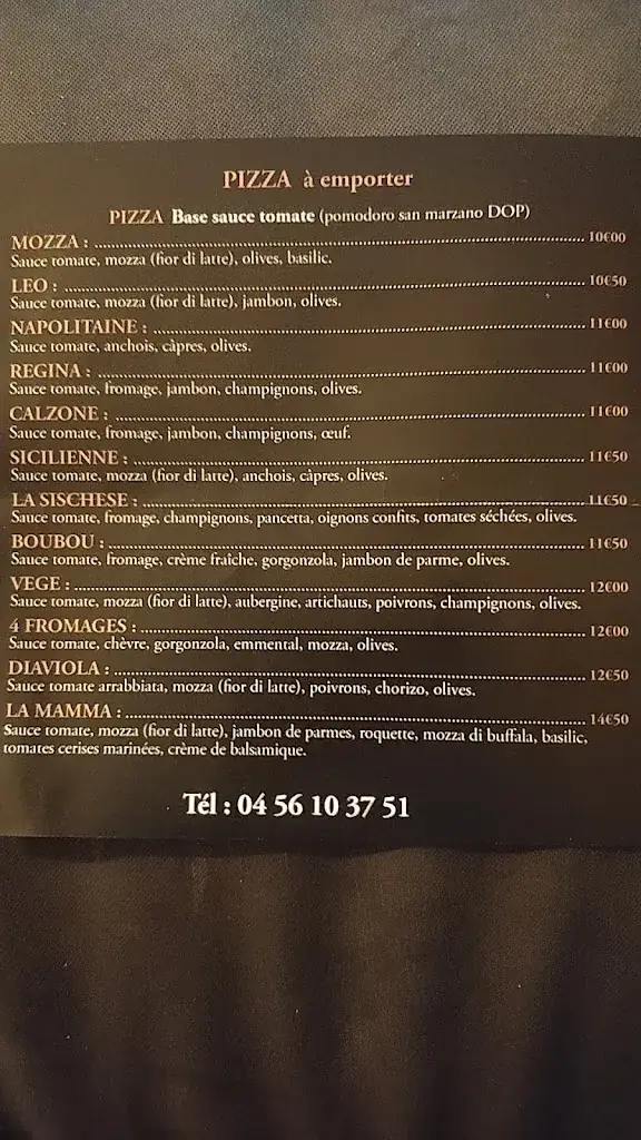 Menu_La Mamma_Albertville_image_3