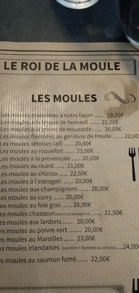 Menü_Le Roi de la Moule_Ronchin_Bild_4