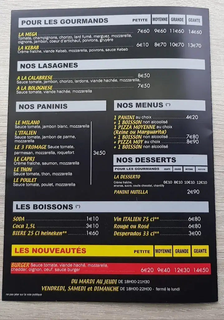 Menu_TRATTORIA DI MARIO_Gouzeaucourt_image_3