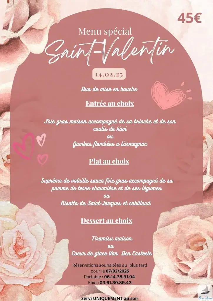 Menu_Au beau rivage_Gravelines_image_1