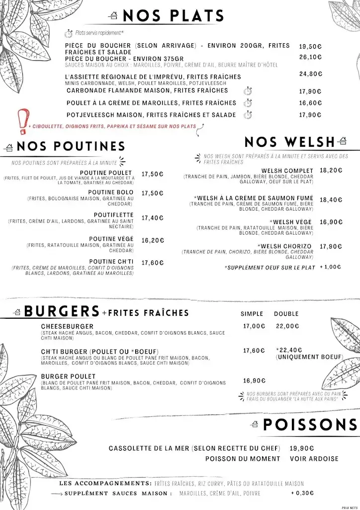 Menü_L'imprévu_Gravelines_Bild_1