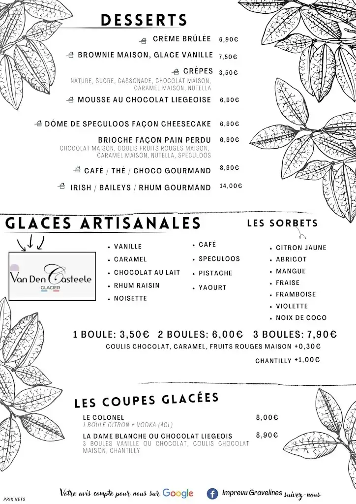 Menü_L'imprévu_Gravelines_Bild_3