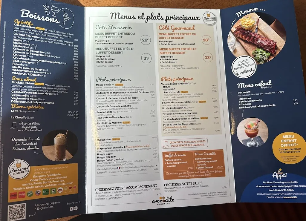 Menu_Restaurant Crocodile_Grande-Synthe_image_2