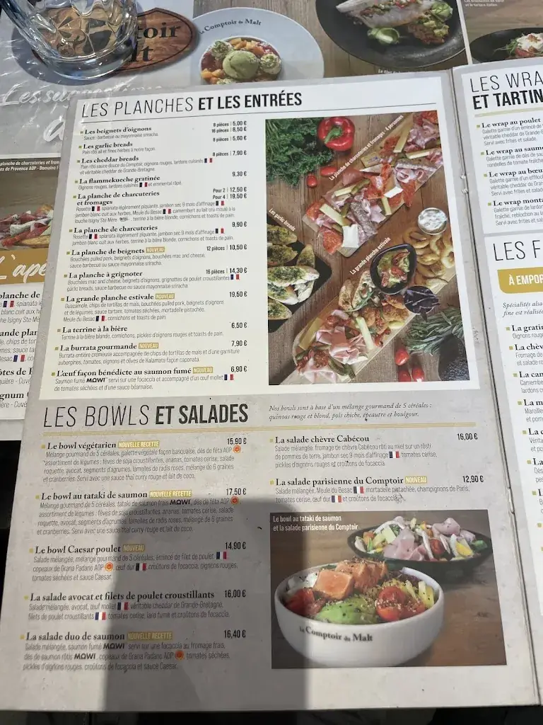 Menu_Restaurant Le Comptoir du Malt - Grande-Synthe (Dunkerque)_Grande-Synthe_image_4