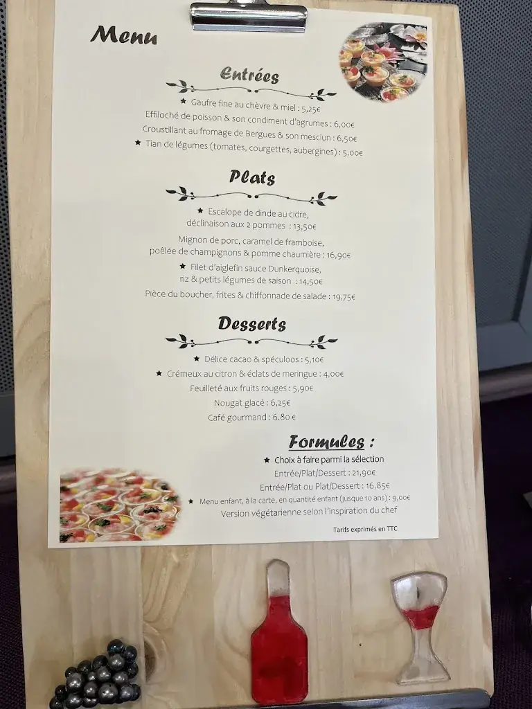 Menu_Restaurant Les 3 Sabots_Grande-Synthe_image_1