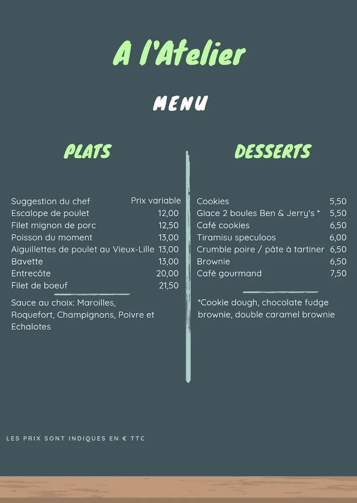 Menu_A l'Atelier _Gravelines_image_1