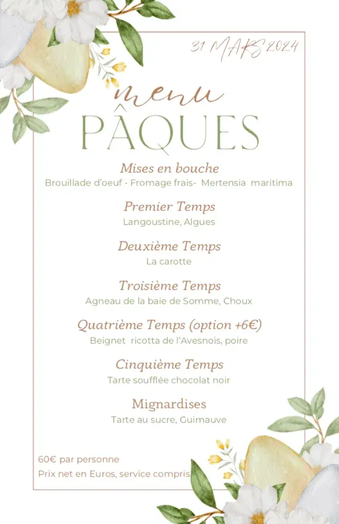 Menu_Origine Restaurant_Gouy-en-Artois_image_3