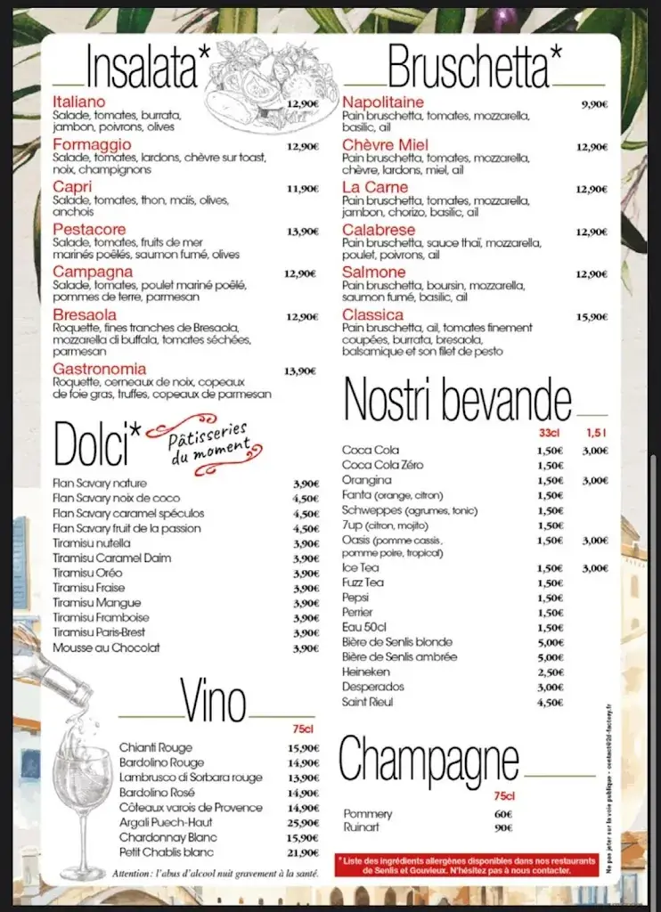 Menu_Casa Italia Gouvieux_Gouvieux_image_2