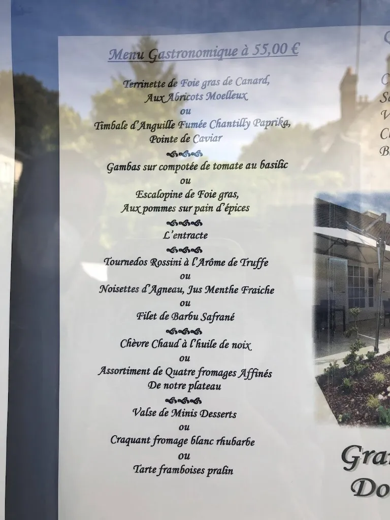 Menu_Restaurant La Renardière_Gouvieux_image_2