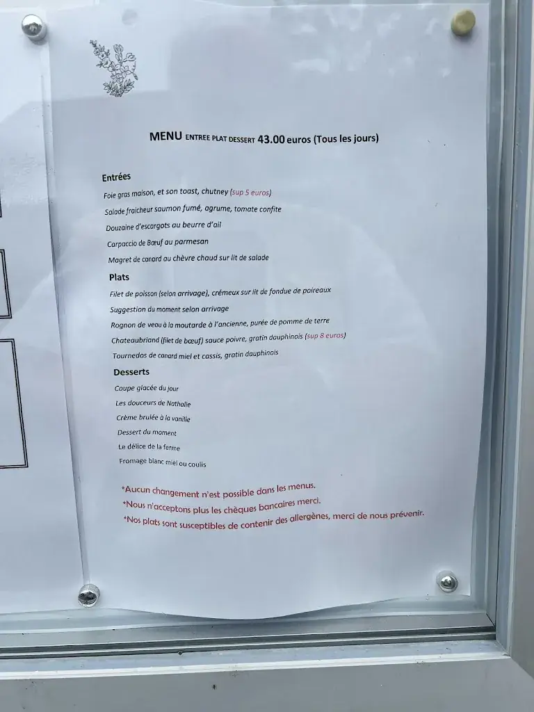 Menu_Le Pavillon St Hubert_Gouvieux_image_2