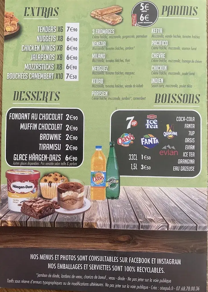 Menu_O’TWENTY PIZZA_Gouvieux_image_2