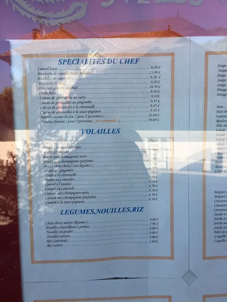 Menu_Restaurant Le Phénix d'Or_Albertville_image_2