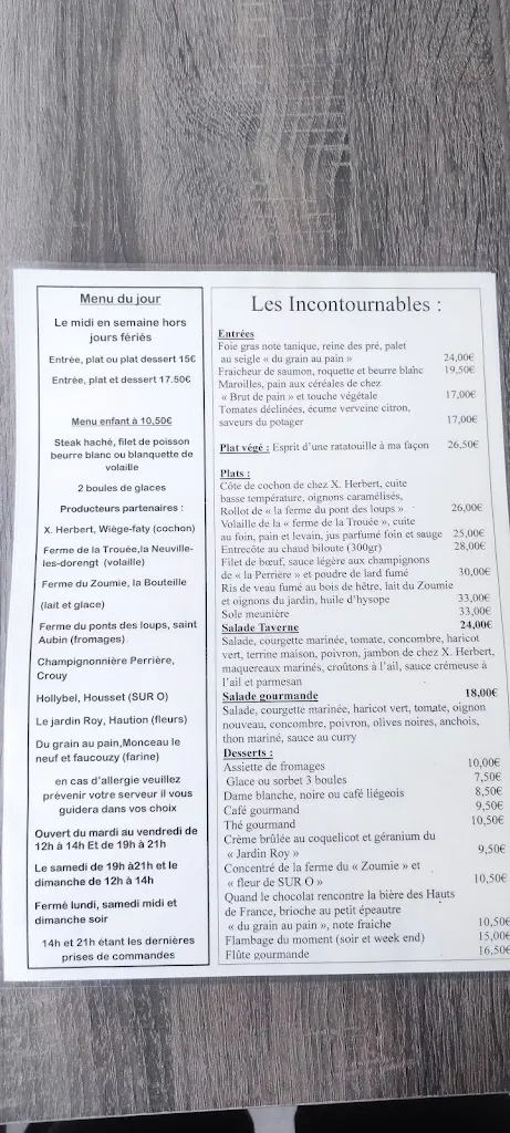 Menu_La Taverne Du Château_Guise_image_4