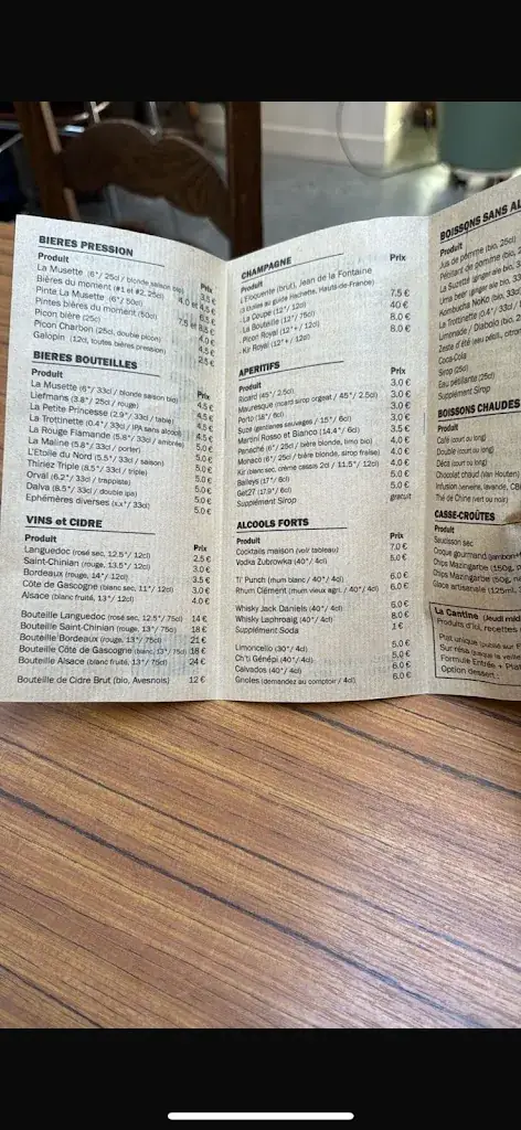 Menu_La Musette_Guesnain_image_1