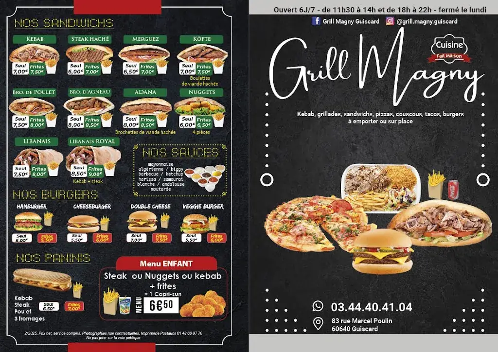 Menu_Grill Magny Guiscard_Guiscard_image_1
