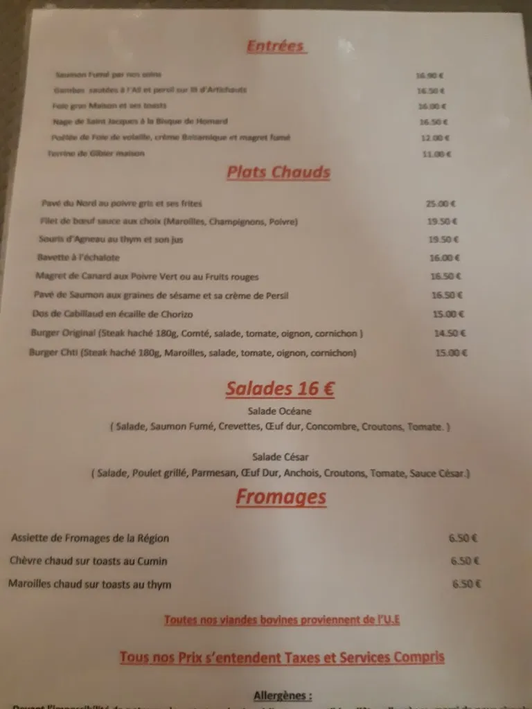 Menu_Le Clos Du Roy _Haveluy_image_1