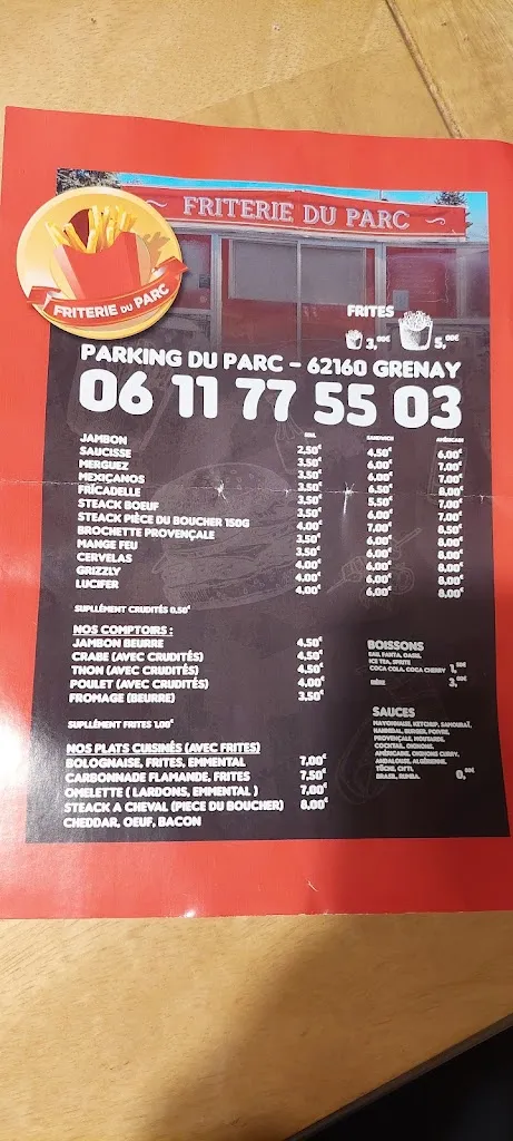 Menu_Friterie Du Parc_Grenay_image_3