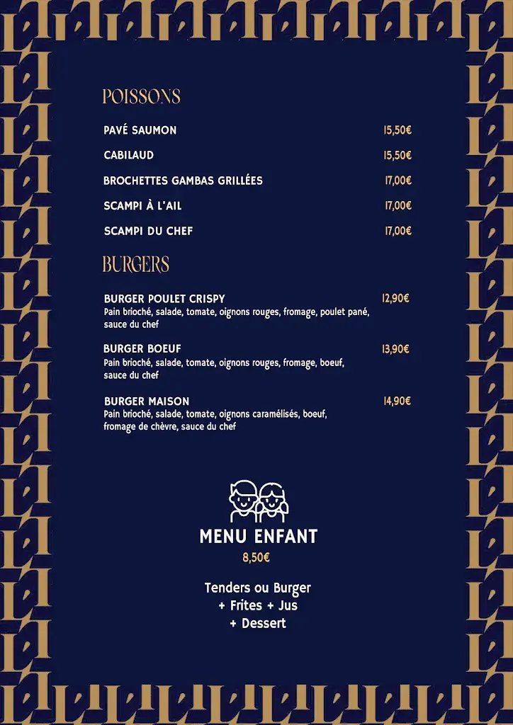 Menu_L'Imprevu Restaurant_Hénin-Beaumont_image_2