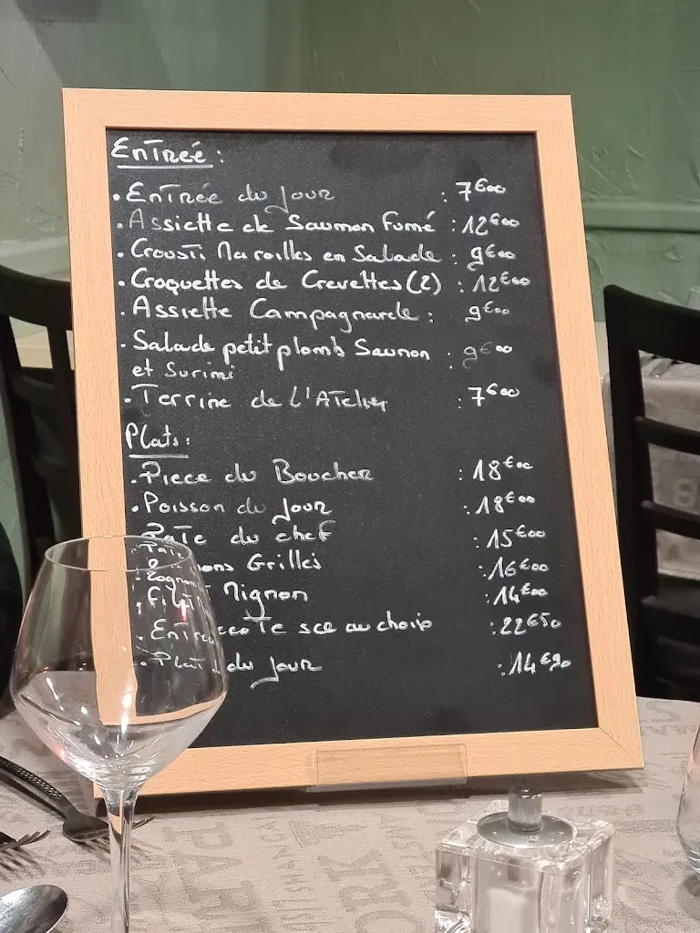 Menu_L Atelier Restaurant_Hénin-Beaumont_image_2