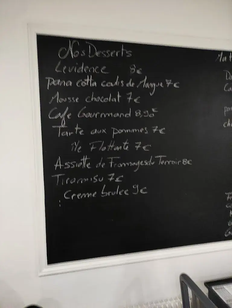 Menu_Restaurant LEVIDENCE_Nœux-les-Mines_image_2