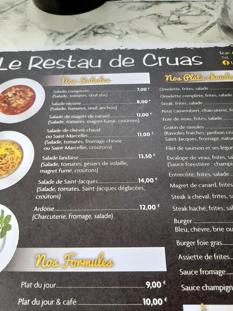 Menu_Le Restau de Cruas_Cruas_immagine_1