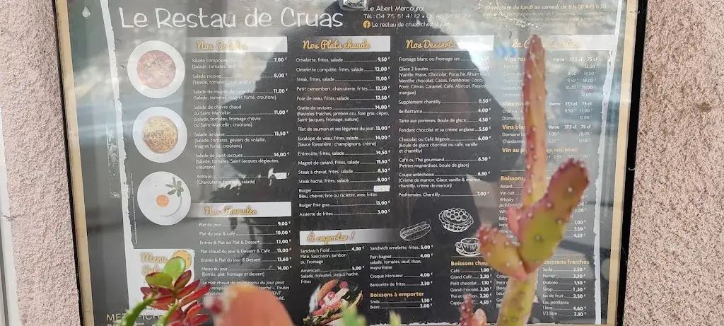 Menu_Le Restau de Cruas_Cruas_immagine_2