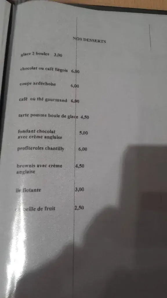 Menu_Le Restau de Cruas_Cruas_immagine_4