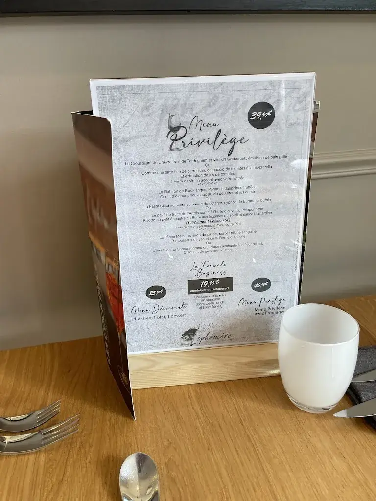Menu_Restaurant L'Ephémère_Hazebrouck_image_2