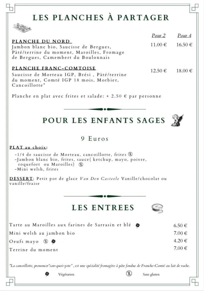 Menu_Aux deux Moulins - Restaurant Estaminet Hondschoote_Hondschoote_immagine_2