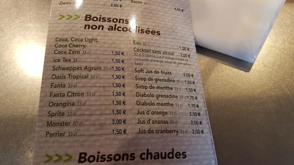 Menu_La Friterie Du Parc_Hondschoote_image_3