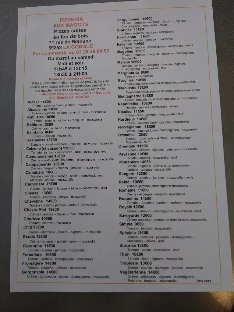 Menu_Aux Magots_Gorgue_image_1