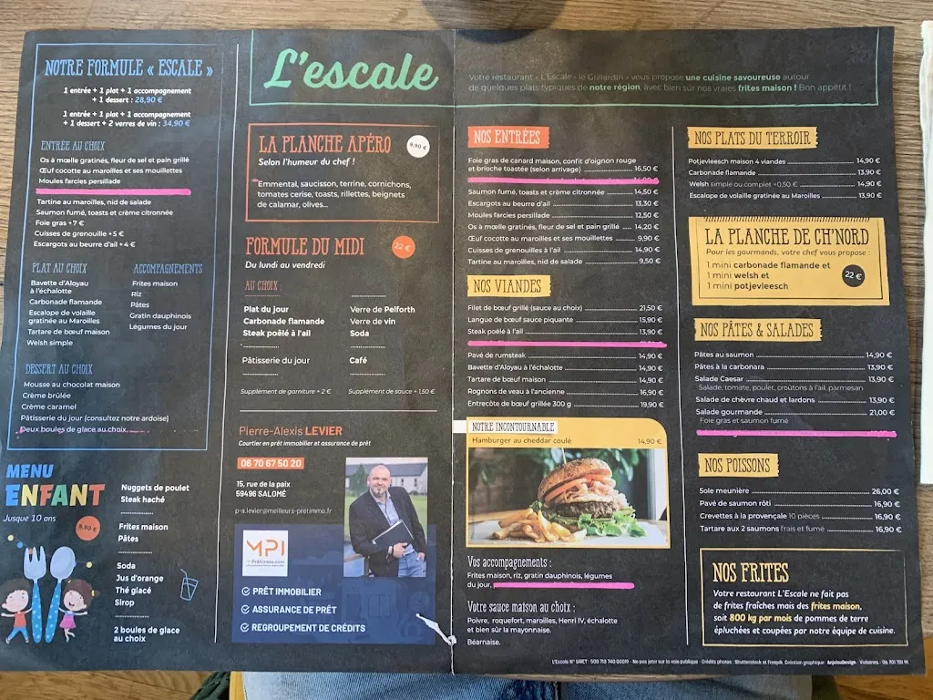 Menu_Restaurant Chez Jean_Bassée_immagine_1