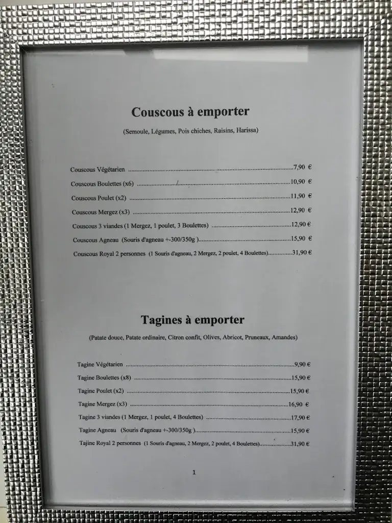 Menu_Couscous la bassee_Bassée_image_1