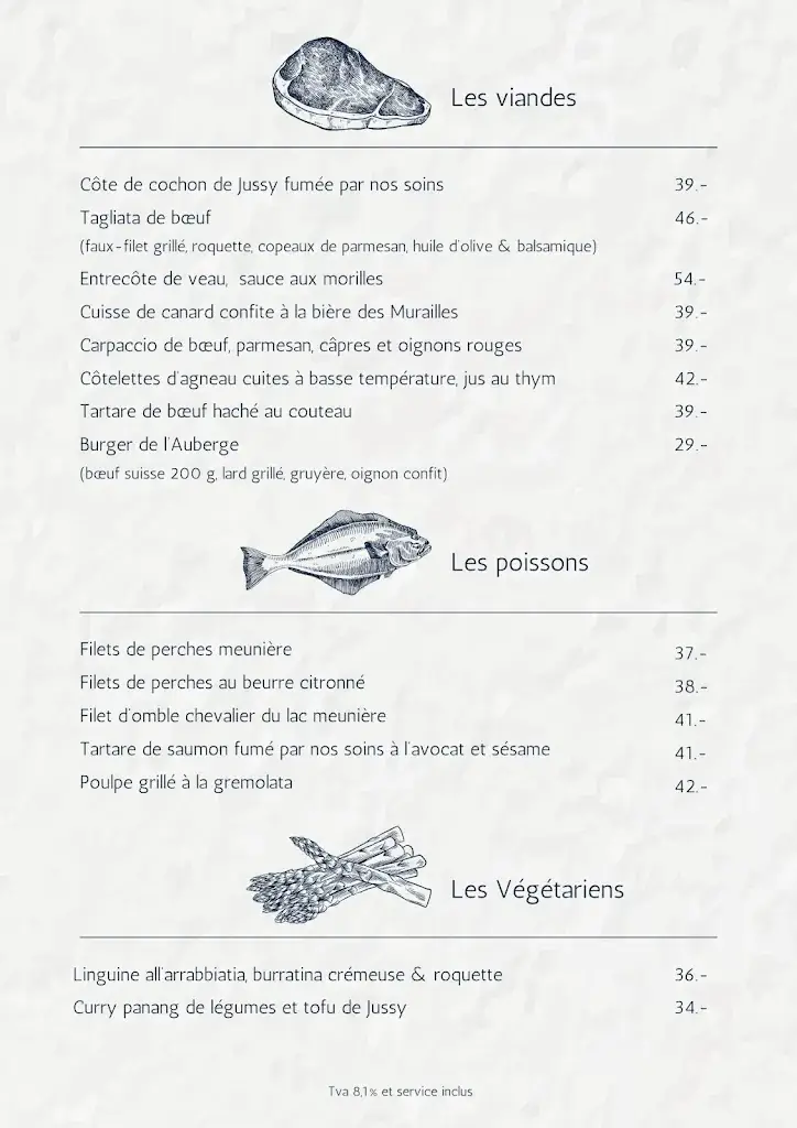 Menu_Auberge du Cheval Blanc_Meinier_image_3