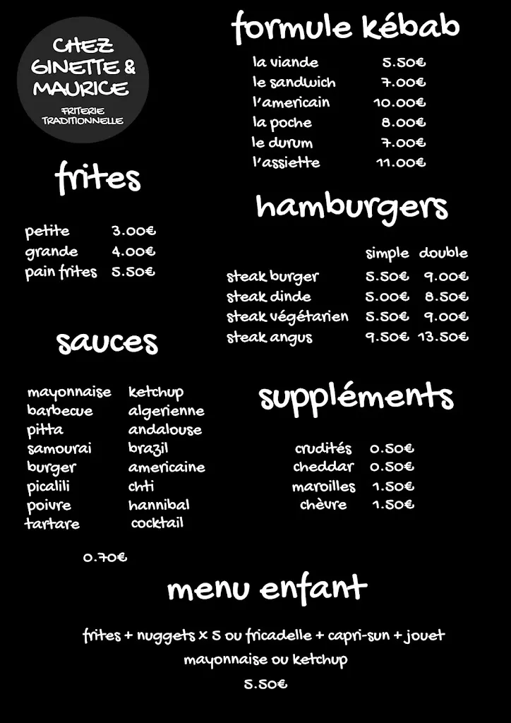 Menu_Chez Ginette et Maurice_Longueville_image_2