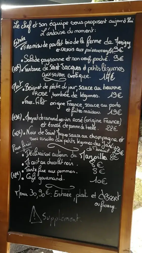 Menü_Restaurant Les Ruines_Ferté-Milon_Bild_1