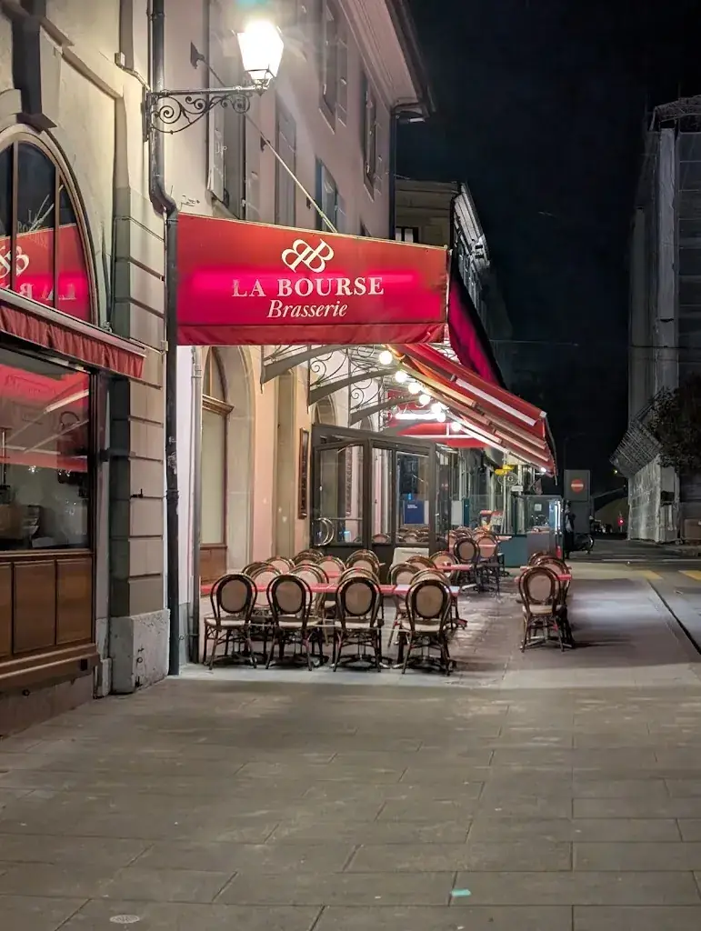 Brasserie La Bourse restaurant in Carouge