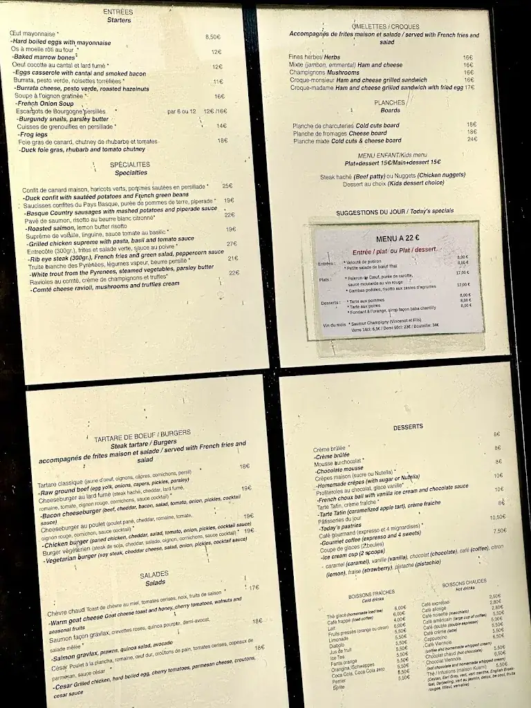 Menu_Brasserie de la Bourse_Paris_image_1