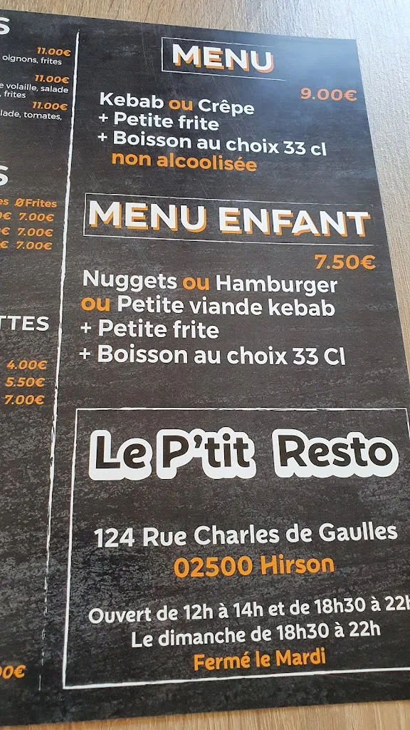 Menu_Le Petit Resto_Hirson_image_3