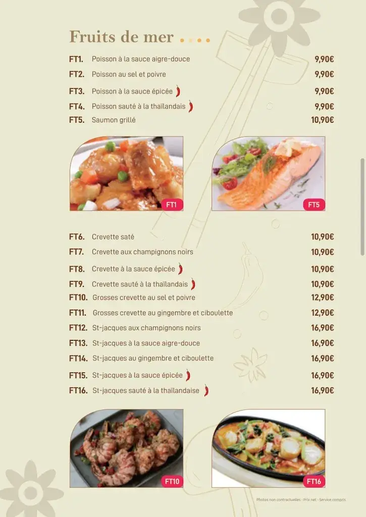 Menu_ETOILE DE PARIS 堂食 外卖_Hirson_image_3