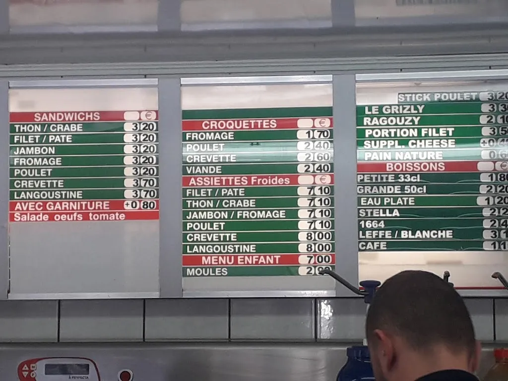 Menu_Friterie de la Rouge Porte_Halluin_image_2