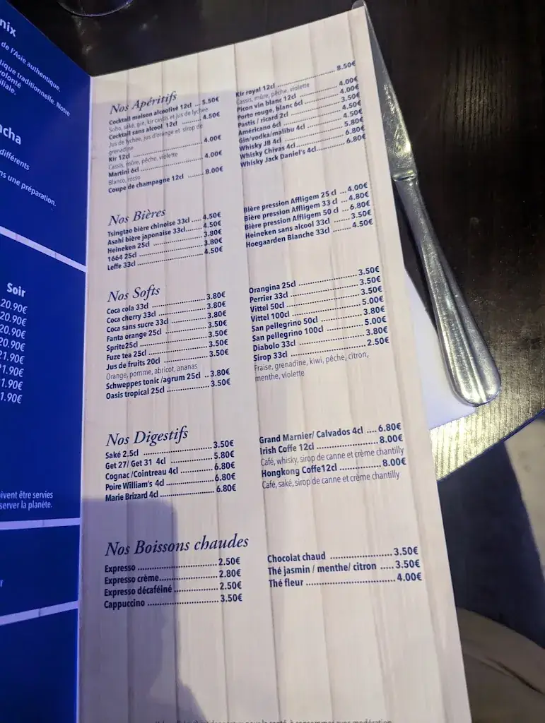 Menu_Le Phoenix_Roncq_image_1