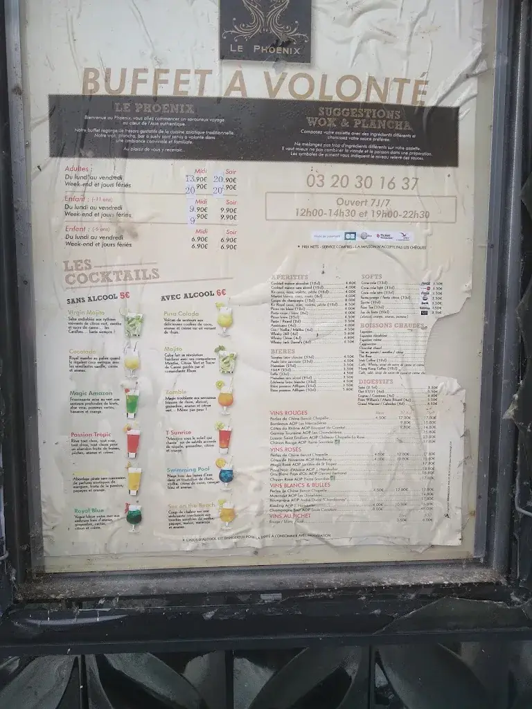 Menu_Le Phoenix_Roncq_image_3