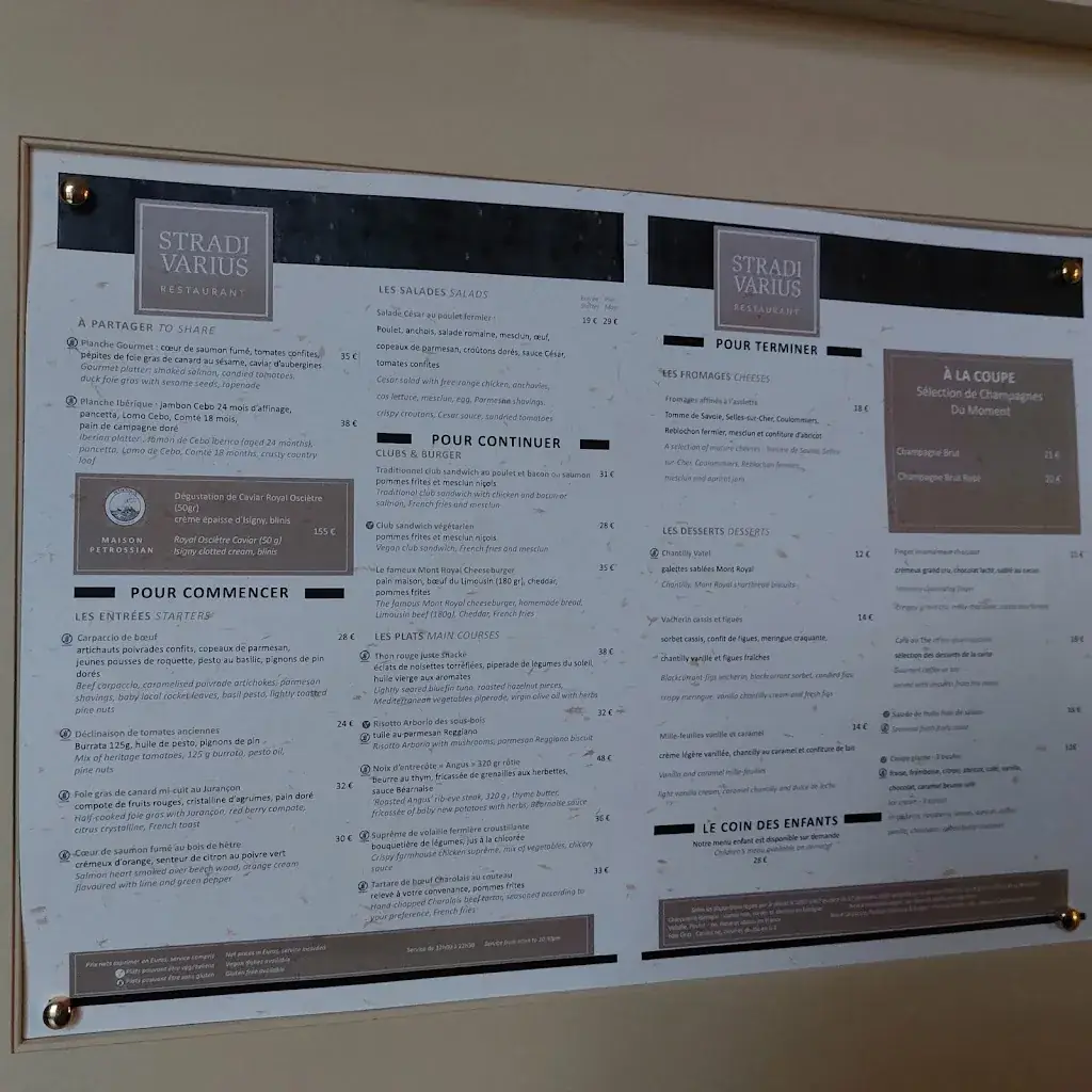 Menu_Le Stradivarius Bar & Restaurant_Chapelle-en-Serval_image_2